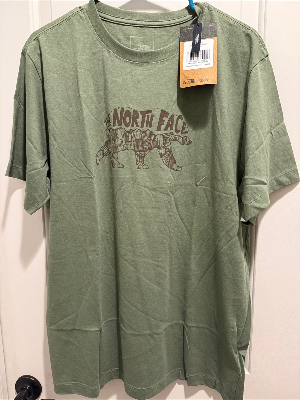 NWT The North Face Men's Short-Sleeve Graphic Tee — Olive Green